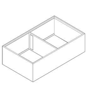 Blum AMBIA-LINE Steel Frame Series 4 Silk White Size: 370mm ZC7F400RSP by W&B