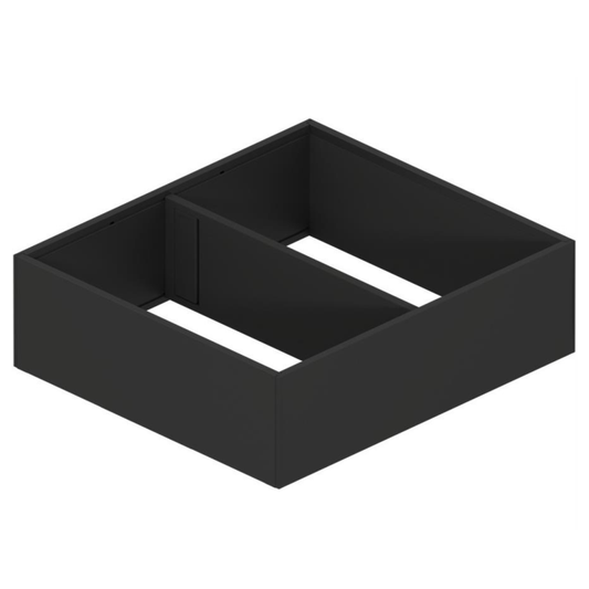 Blum AMBIA‑LINE 270 mm carbon black steel drawer frame for LEGRABOX and MERIVOBOX internal organisation