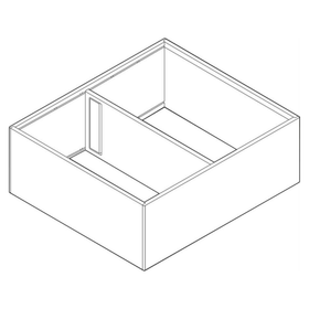 Blum AMBIA-LINE Steel Frame Series 5 Carbon Black Size: 270mm ZC7F300RSU by W&B