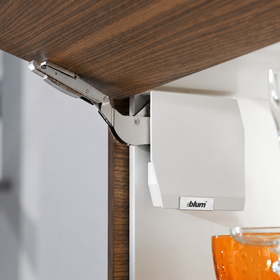 Blum AVENTOS Overhead Stay HK-S Lift Mechanism Set with BLUMOTION in White. Power Factor: 960 - 2215. Cabinet height to maximum of 600mm 20K2E00 by W&B