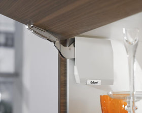 Blum AVENTOS Overhead Stay HK-S Lift Mechanism Set with TIP-ON in White Power Factor 220 - 500 Cabinet height to a maximum of 600mm by W&B