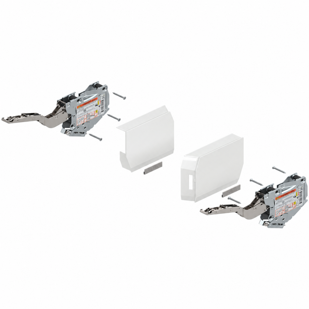 Blum AVENTOS Overhead Stay HK-S Lift Mechanism Set with TIP-ON in White Power Factor 400 - 1000 Cabinet height to a maximum of 600mm by W&B