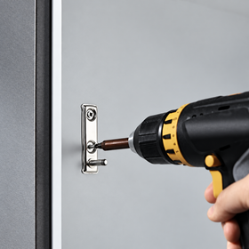 Blum AVENTOS HK-XS stay lift, cabinet fixing, EXPANDO by W&B