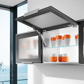 Blum AVENTOS HK-XS stay lift, lift mechanism, Power Factor = 800 -1600 TIP-ON by W&B