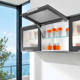 Blum AVENTOS HK-XS Stay Lift, Lift Mechanism, Power Factor = 500 - 1200 TIP-ON by W&B
