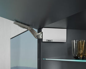 Blum AVENTOS HK top stay lift cover cap set in Silk White. Left & Right by W&B
