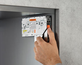 Blum AVENTOS HK top Lift Mechanism Set Power Factor 1730 - 5200 Fixing Method Chipboard Screws with Built in Positioning Template Compatible with SERVO-DRIVE by W&B