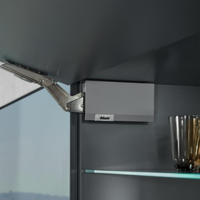Blum AVENTOS HK top stay lift cover cap set in Light Grey. Left & Right by W&B