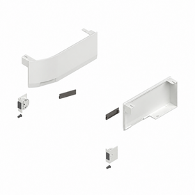 Blum AVENTOS Overhead Stay HK top Cover Plate Compatible with SERVO-DRIVE in Silk White by W&B