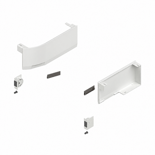 Blum AVENTOS HK Top cover plate set in Silk White for SERVO-DRIVE lift system