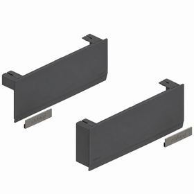 Blum AVENTOS HK top stay lift cover cap set in Dark Grey. Left & Right 22K8000DG by W&B