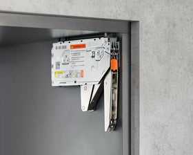 Blum AVENTOS HK top Lift Mechanism Set Power Factor 1730 - 5200 Fixing Method Chipboard Screws with Built in Positioning Template Compatible with SERVO-DRIVE by W&B