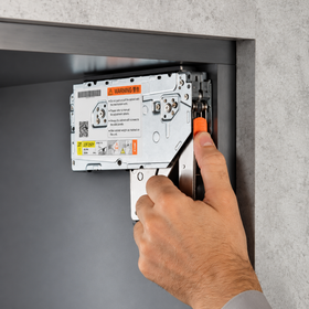 Blum AVENTOS HK top Lift Mechanism Set Power Factor 1730 - 5200 Fixing Method Chipboard Screws with Built in Positioning Template Compatible with SERVO-DRIVE 22K2700SD by W&B