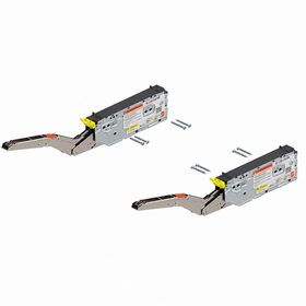 Blum AVENTOS HK top Lift Mechanism Set. Power Factor: 420 - 1610. Fixing Method: Chipboard Screws with Built in Positioning Template Compatible with SERVO-DRIVE 22K2300SD by W&B