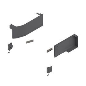 Blum AVENTOS Overhead Stay HK Top Cover Plate Compatible with SERVO-DRIVE in Dark Grey by W&B