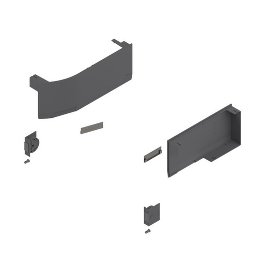Blum AVENTOS HK Top dark grey SERVO‑DRIVE cover plate 23K8000 nylon large cover cap set for lift system