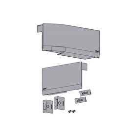 Blum AVENTOS Overhead Stay HK top Cover Plate Compatible with SERVO-DRIVE in Light Grey by W&B