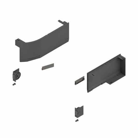Blum AVENTOS HK Top SERVO-DRIVE cover cap set in Dark Grey