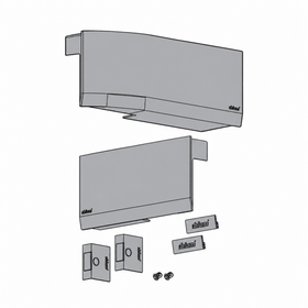 Blum AVENTOS Overhead Stay HK top Cover Plate Compatible with SERVO-DRIVE in Silk White by W&B