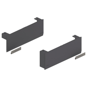Blum AVENTOS HK top stay lift cover cap set in Dark Grey. Left & Right by W&B