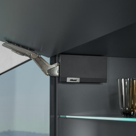 Blum AVENTOS HK top stay lift cover cap set in Dark Grey. Left & Right by W&B