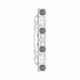 Blum AVENTOS HS/HL/HK EXPANDO T Front Fixing Bracket for thin fronts BAVHS420T by W&B