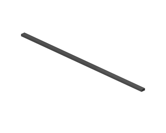 Blum aluminium horizontal support profile Z95Q1040A 1050 mm Orion grey for SPACE STEP plinth system in cabinets