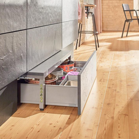 Blum Aluminium Horizontal Profile to Suit SPACE STEP Length 1050mm by W&B