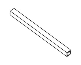 Blum Aluminium Horizontal Profile to Suit SPACE STEP Length 1050mm by W&B