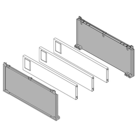 Blum AMBIA-LINE Bottle Set 2 200mm Orion Grey by W&B