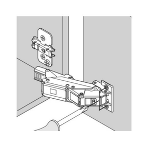 Blum CLIP top BLUMOTION 110° EXPANDO T hinge. Full Overlay by W&B