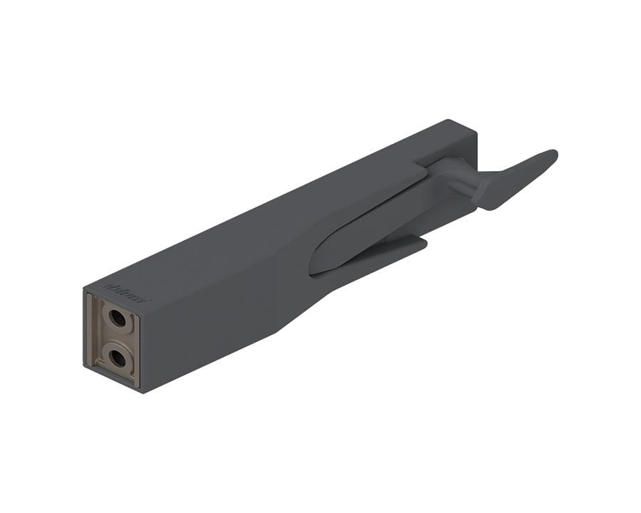 Blum CABLOXX front locking bracket Z80‑000S Orion Grey nylon front lock for secure drawer furniture system