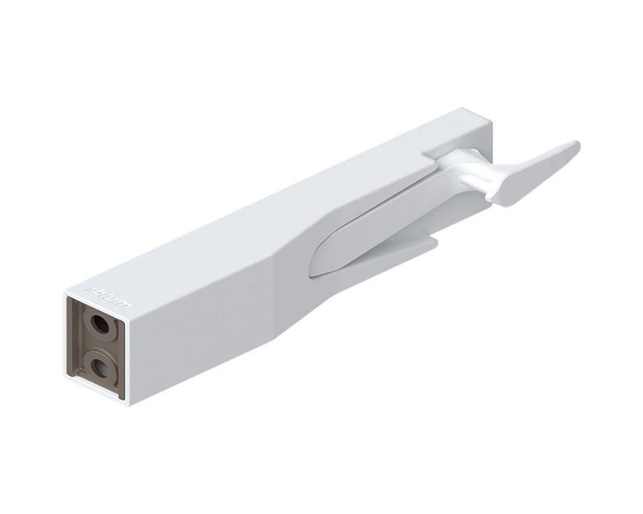 Blum CABLOXX front locking bracket Z80‑000S silk white nylon front lock for secure drawer furniture system