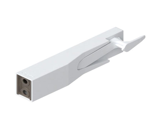 Blum CABLOXX front locking bracket Z80‑000S silk white nylon front lock for secure drawer furniture system