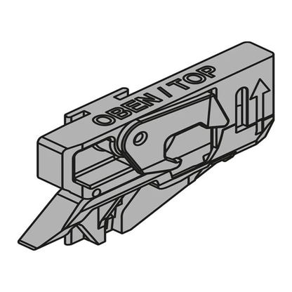 Blum CABLOXX right locking unit Z80-000V black nylon drawer lock for furniture security system