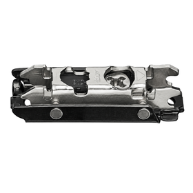 Blum CLIP Mounting Plate 0 mm Knock-In In onyx black by W&B