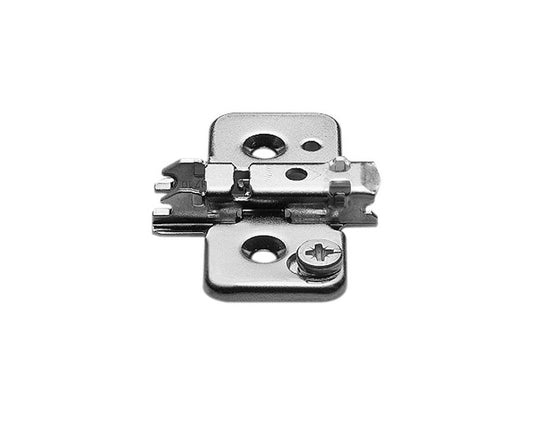 Blum 0mm 2-Part CLIP mounting plate 173H7100 steel cabinet hinge base with precise 3D adjustable fixing