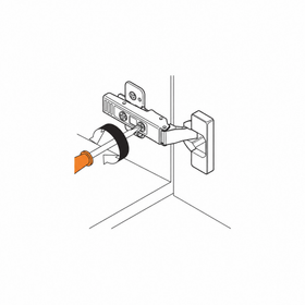 Blum CLIP Standard Hinge 100 Degree Full Overlay Boss Knock-In by W&B