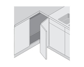 Blum CLIP top Bi-Fold Hinge E Dowel 60 Degree. Boss: EXPANDO 79T853E by W&B