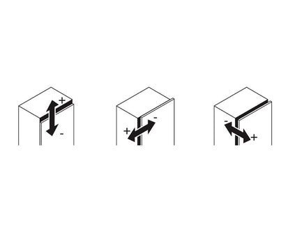 Blum 79B9458 CLIP Top BLUMOTION soft-close angled hinge 45° full overlay with boss screw-on for cabinet doors