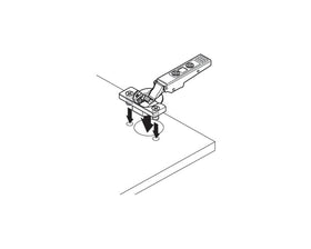 Blum CLIP top BLUMOTION Standard Soft Close Hinge 110 Degree. Full Overlay. Boss: Knock-In by W&B