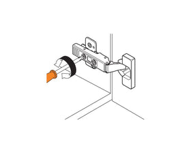 Blum CLIP top Standard Hinge 120 Degrees. Unsprung, INSERTA 70T5590BTL *For Use with AVENTOS* by W&B
