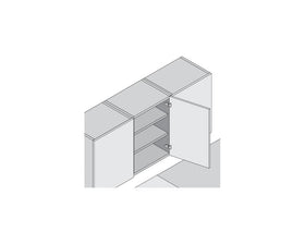 Blum CLIP top Standard Hinge 120 Degree. Full Overlay. Boss: Screw-On by W&B