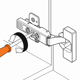 Blum CLIP top Standard Hinge 107 Degree Inset Application Boss Knock-In by W&B