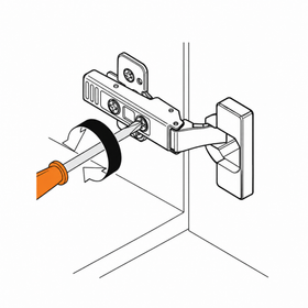 Blum CLIP top Wide Angle Hinge 170 Degree Full Overlay Boss INSERTA by W&B