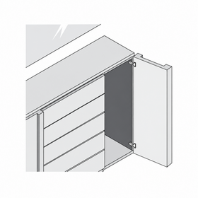 Blum CLIP top Profile Door Hinge 95 Degree Full Overlay Boss Knock-In by W&B