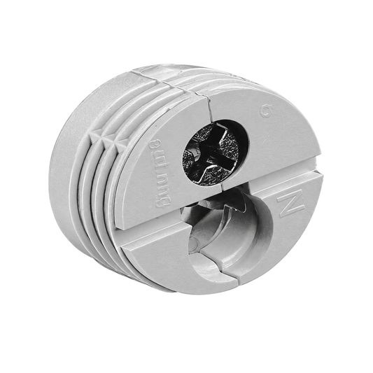 Blum light grey cam fitting cabinet connector with nylon housing and zinc-plated cam for furniture assembly