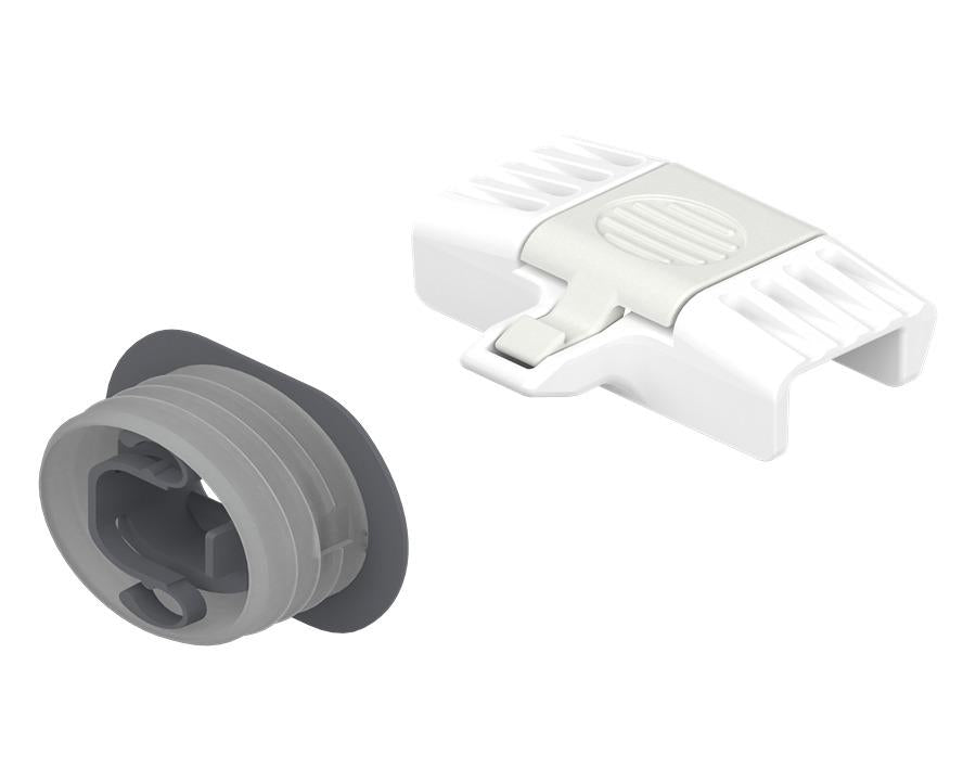 Silk white Blum inner drawer catch trigger (ZI7.0M07) for LEGRABOX / MERIVOBOX, nylon latch