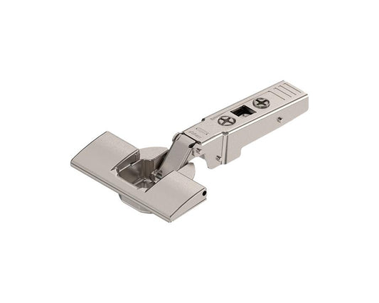 Blum 71T9590B CLIP Top 95° profile full overlay cabinet hinge with INSERTA boss, nickel‑plated concealed hinge hardware