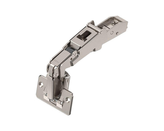 Blum Clip Top wide angle 170° full overlay screw‑on hinge, nickel‑plated steel concealed cabinet hinge hardware